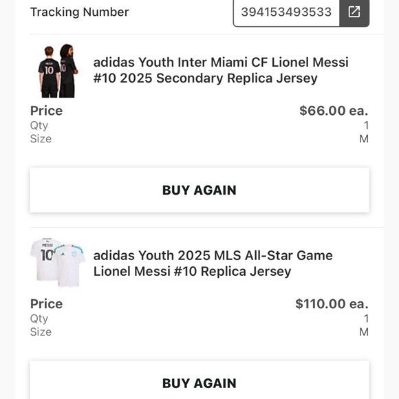 Adidas Youth 2025 MLS All-Star Game Lionel Messi #10 Replica Jersey - Picture 2 of 13